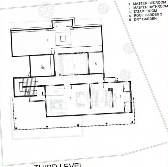 Pôdorys domu N18 od DRTAN LM Architect