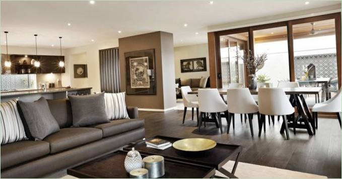 Krásny dizajn nábytku v rezidencii Barwon MK2