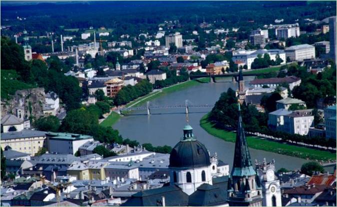 Pohľad na Salzburg