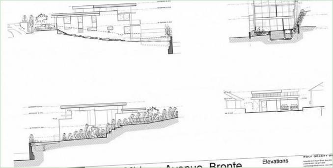 Projekt domu Bronte v Austrálii