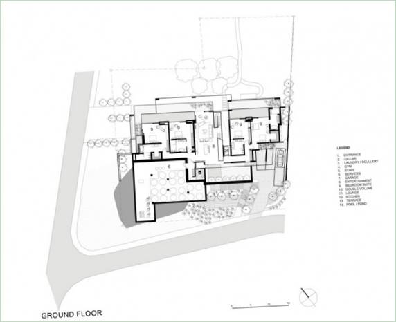 Projekt pre kaštieľ Plett 6541+2 zo štúdia SAOTA