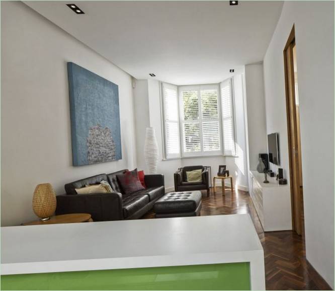Dizajn obývacej izby Islington House v Londýne