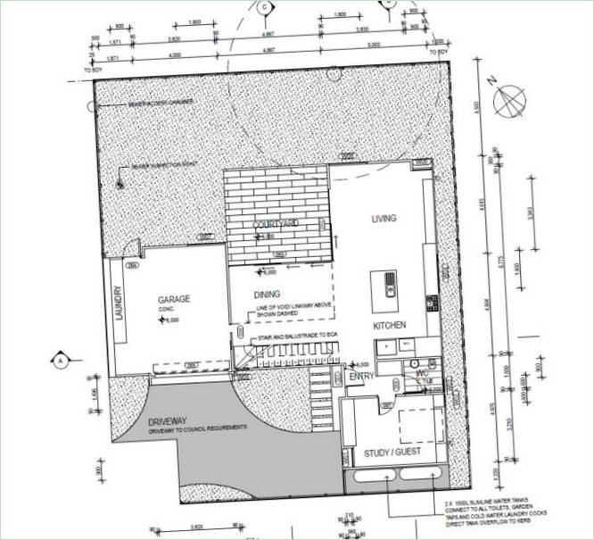 Návrh interiéru pre rezidenciu Cooks Hill v Austrálii