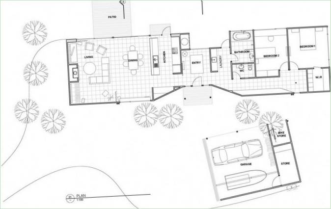 Hamilton Town House Plan