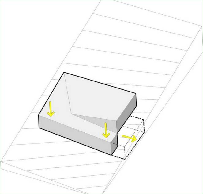 Schéma domu K2 od Pauliny Hovorka Architekti