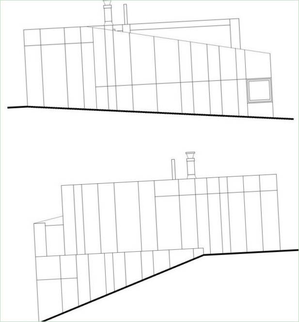 Pôdorysy domu Pauliny Hovorka Architekti K2