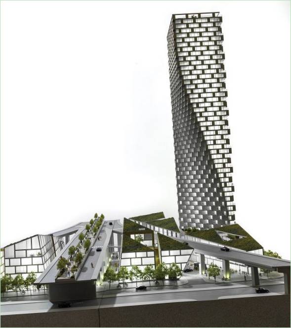 Projekty mladého dánskeho architekta Bjarkeho Ingelsa - dom vo Vancouveri. Foto 1