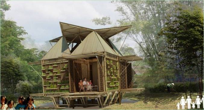 Kvitnúci bambus od H&amp;P Architects