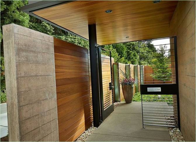 Rezidencia Courtyard House pri jazere Washington, Seattle (USA)