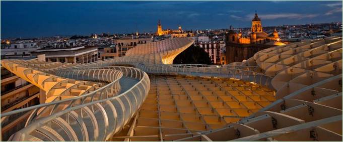 Drevená konštrukcia Metropol Parasol