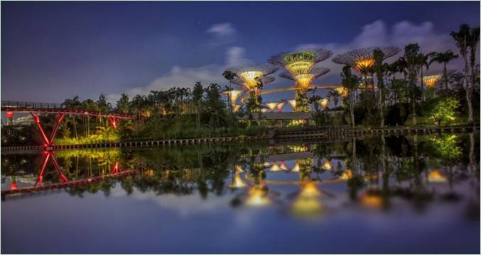 Projekt Gardens by the Bay v Singapure