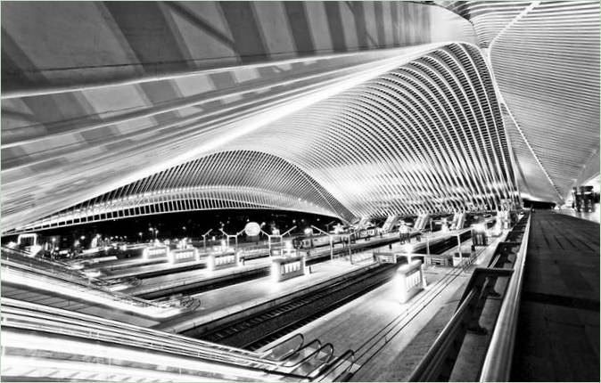 Stanica Liège Guillemins v Belgicku