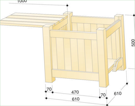 Výroba lavičky s kvetinovými truhlíky
