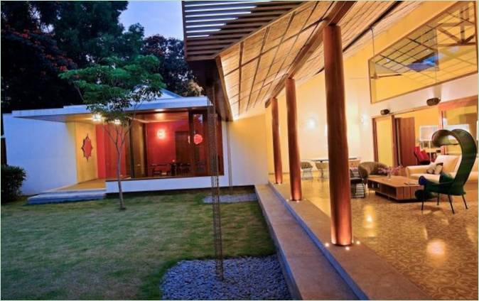 Jedinečný dizajn domu The Booke House od Khosla Associates